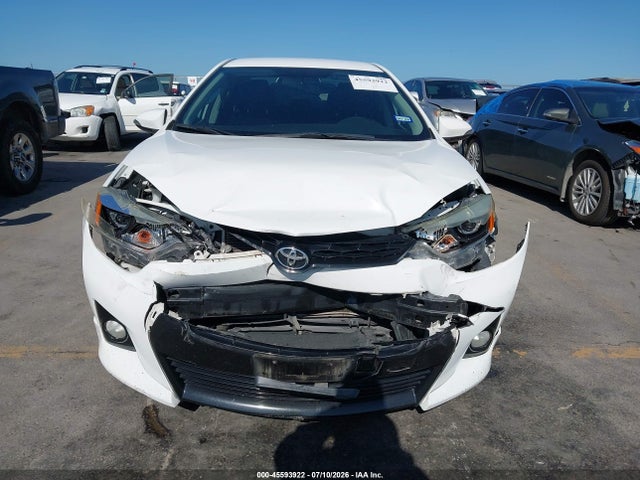 45593922 :رقم المزاد ، 2T1BURHEXGC540697 vin ، 2016 Toyota Corolla S مزاد بيع
