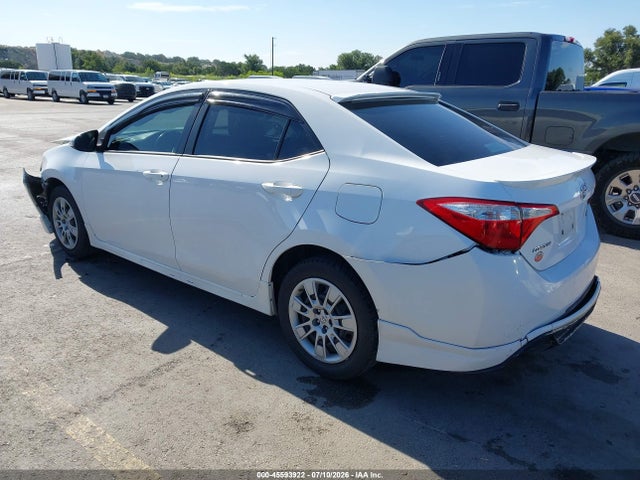 45593922 :رقم المزاد ، 2T1BURHEXGC540697 vin ، 2016 Toyota Corolla S مزاد بيع