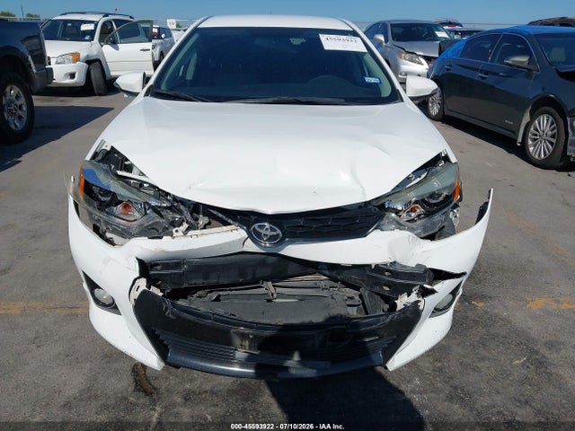 45593922 :رقم المزاد ، 2T1BURHEXGC540697 vin ، 2016 Toyota Corolla S مزاد بيع