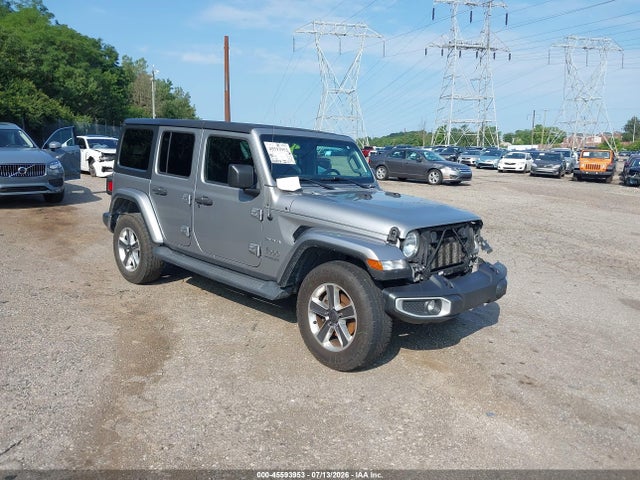 2020 Jeep Wrangler Unlimited Sahara 4x4 მანქანა იყიდება აუქციონზე, vin: 1C4HJXEN6LW213856, აუქციონის ნომერი: 45593953