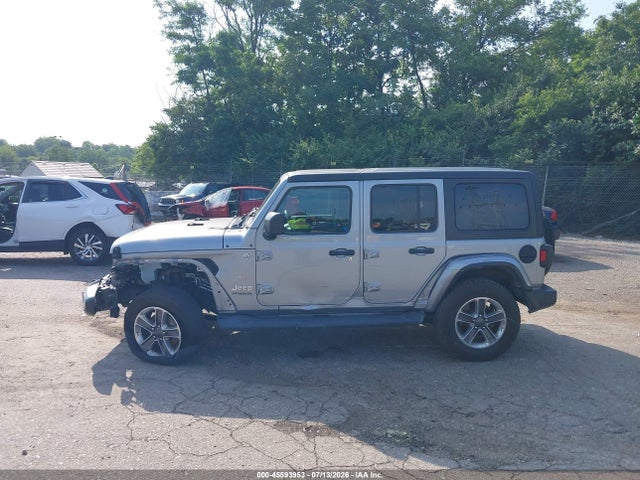 2020 Jeep Wrangler Unlimited Sahara 4x4 მანქანა იყიდება აუქციონზე, vin: 1C4HJXEN6LW213856, აუქციონის ნომერი: 45593953