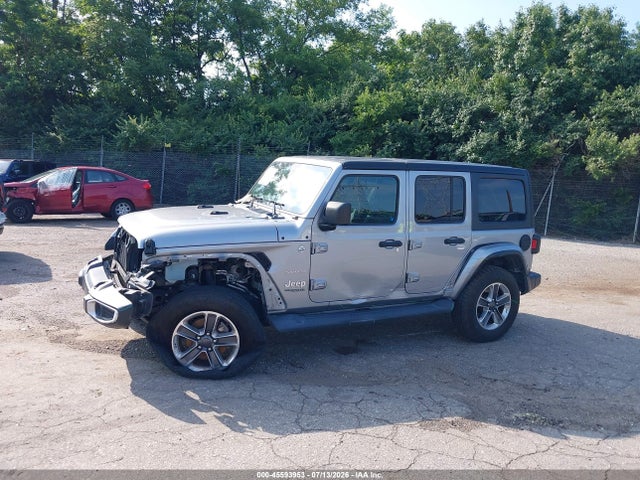 2020 Jeep Wrangler Unlimited Sahara 4x4 მანქანა იყიდება აუქციონზე, vin: 1C4HJXEN6LW213856, აუქციონის ნომერი: 45593953