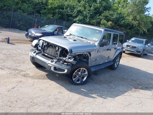 2020 Jeep Wrangler Unlimited Sahara 4x4 მანქანა იყიდება აუქციონზე, vin: 1C4HJXEN6LW213856, აუქციონის ნომერი: 45593953