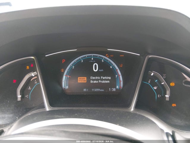 Aukcja sprzedaży 2019 Honda Civic Touring, vin: JHMFC1F98KX000348, numer aukcji: 45593988