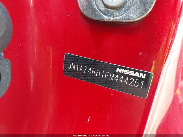 2015 Nissan 370z Sport Tech მანქანა იყიდება აუქციონზე, vin: JN1AZ4EH1FM444251, აუქციონის ნომერი: 45594062