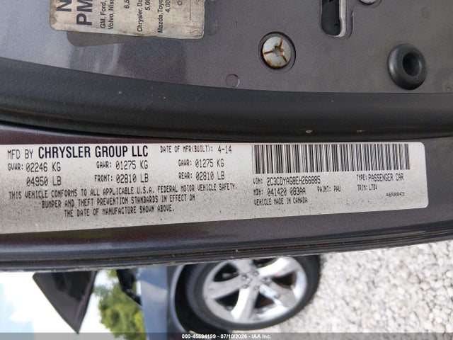 Продажа на аукционе авто 2014 Dodge Challenger Sxt, vin: 2C3CDYAG8EH266885, номер лота: 45594199