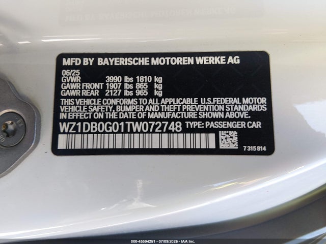 Toyota Gr Supra 3.0 Premium 2026 WZ1DB0G01TW072748 Image 9