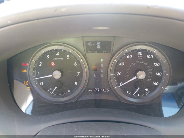 2007 Lexus Es 350 მანქანა იყიდება აუქციონზე, vin: JTHBJ46G872089749, აუქციონის ნომერი: 45594289