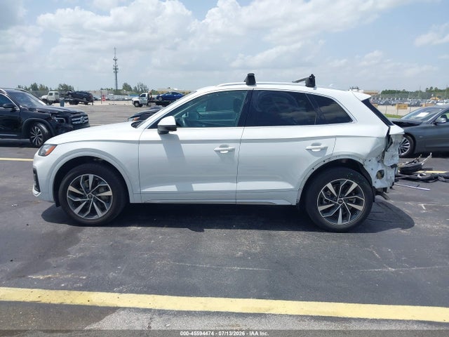 Продажа на аукционе авто 2021 Audi Q5 Premium 45 Tfsi Quattro S Tronic, vin: WA1AAAFY8M2012793, номер лота: 45594474