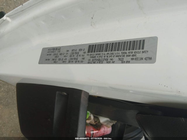 Продаж на аукціоні авто 2020 Ram Promaster 1500 Low Roof 136 Wb, vin: 3C6TRVAG8LE127450, номер лоту: 45594572