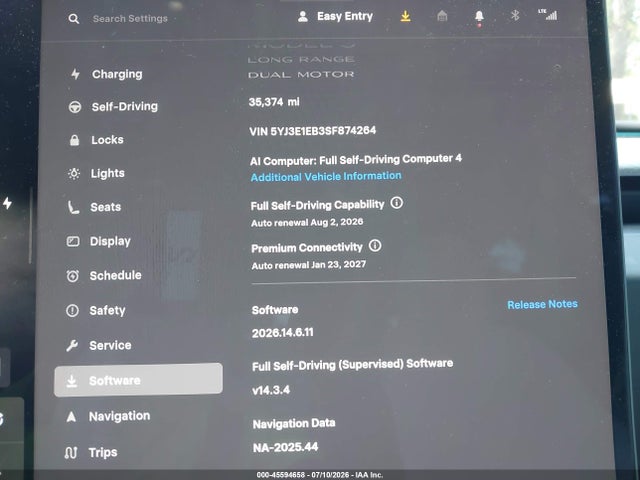 Tesla Model 3 Long Range All-wheel Drive 2025 5YJ3E1EB3SF874264 Image 7