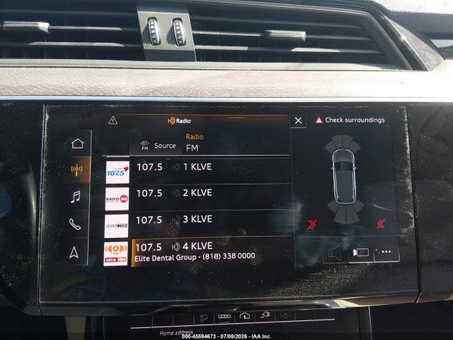 2024 Audi Q8 E-tron Premium Quattro მანქანა იყიდება აუქციონზე, vin: WA14AAGE8RB019350, აუქციონის ნომერი: 45594673