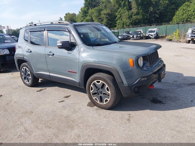 Продажа на аукционе авто 2016 Jeep Renegade Trailhawk, vin: ZACCJBCT9GPD48041, номер лота: 45594809