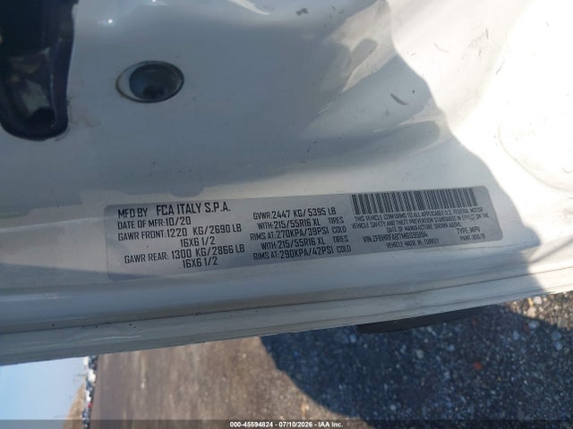 Продаж на аукціоні авто 2021 Ram Promaster City Tradesman, vin: ZFBHRFAB7M6S95194, номер лоту: 45594824