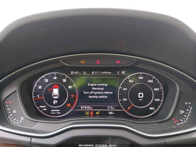2018 Audi Q5 2.0t Premium/2.0t Tech Premium მანქანა იყიდება აუქციონზე, vin: WA1BNAFY9J2009213, აუქციონის ნომერი: 45594826