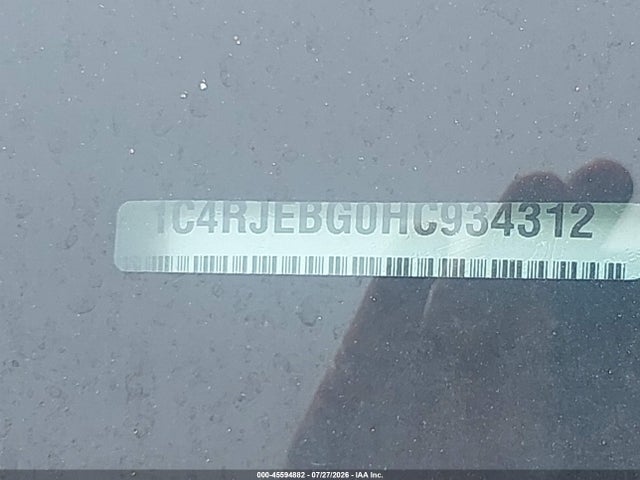 1C4RJEBG0HC934312 Jeep Grand Cherokee Limited