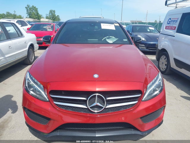 45595093 :رقم المزاد ، 55SWF4KB1GU105865 vin ، 2016 Mercedes-benz C 300 Sport 4matic مزاد بيع