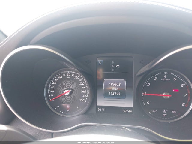 45595093 :رقم المزاد ، 55SWF4KB1GU105865 vin ، 2016 Mercedes-benz C 300 Sport 4matic مزاد بيع