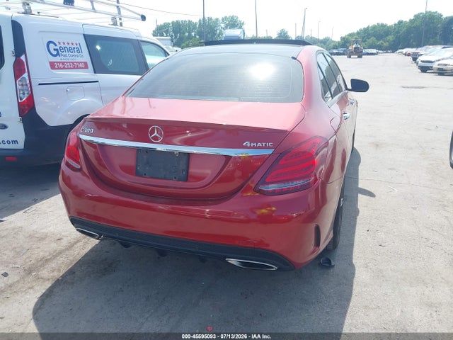 45595093 :رقم المزاد ، 55SWF4KB1GU105865 vin ، 2016 Mercedes-benz C 300 Sport 4matic مزاد بيع