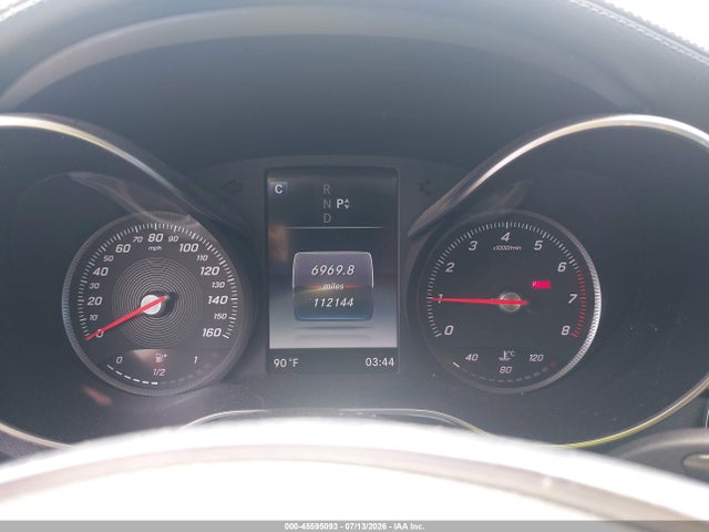45595093 :رقم المزاد ، 55SWF4KB1GU105865 vin ، 2016 Mercedes-benz C 300 Sport 4matic مزاد بيع