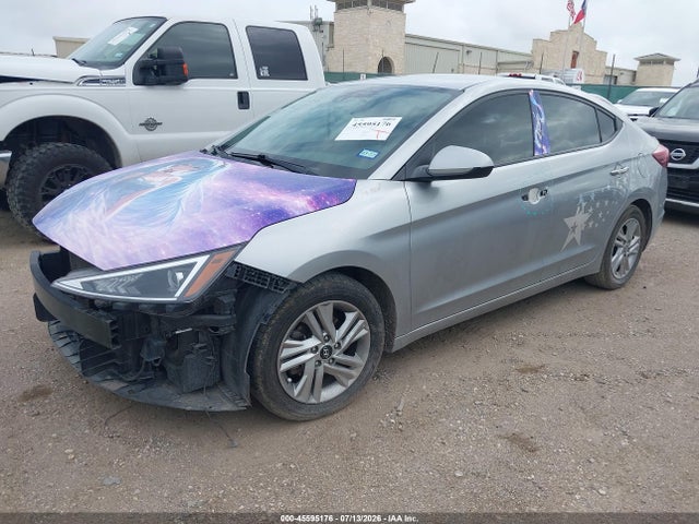 2020 Hyundai Elantra Sel მანქანა იყიდება აუქციონზე, vin: 5NPD84LF4LH607723, აუქციონის ნომერი: 45595176