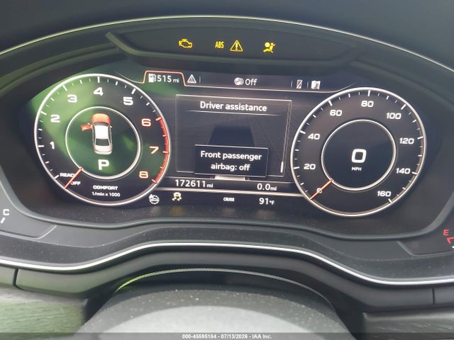 2017 Audi A4 Season Of Audi Ultra Premium მანქანა იყიდება აუქციონზე, vin: WAUKMAF44HN048738, აუქციონის ნომერი: 45595184