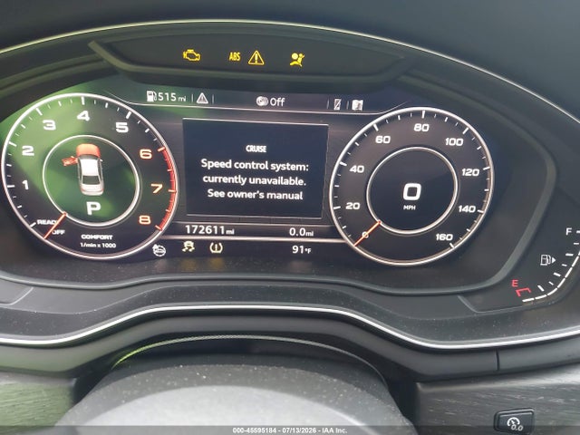 2017 Audi A4 Season Of Audi Ultra Premium მანქანა იყიდება აუქციონზე, vin: WAUKMAF44HN048738, აუქციონის ნომერი: 45595184