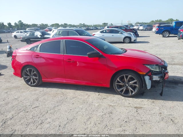 45595267 :رقم المزاد ، 2HGFC2F89KH567480 vin ، 2019 Honda Civic Sport مزاد بيع