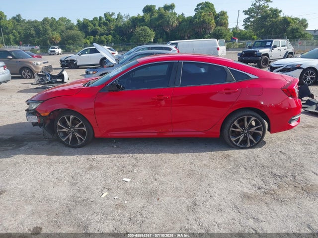 45595267 :رقم المزاد ، 2HGFC2F89KH567480 vin ، 2019 Honda Civic Sport مزاد بيع