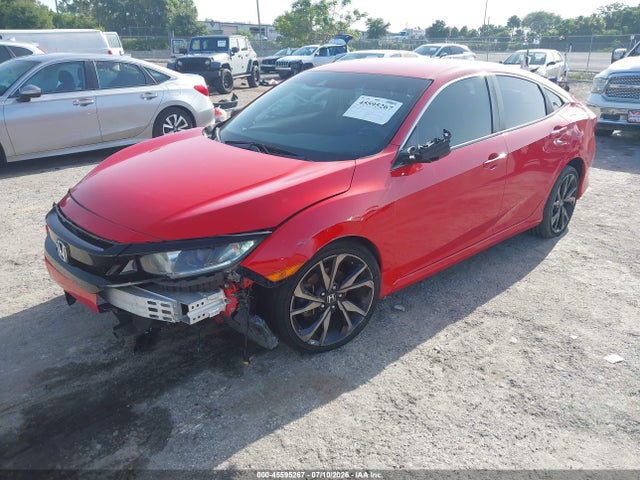 45595267 :رقم المزاد ، 2HGFC2F89KH567480 vin ، 2019 Honda Civic Sport مزاد بيع