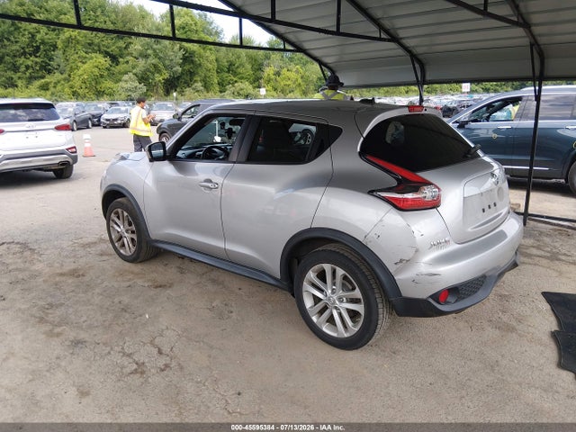 2015 Nissan Juke Sv მანქანა იყიდება აუქციონზე, vin: JN8AF5MV8FT561905, აუქციონის ნომერი: 45595384