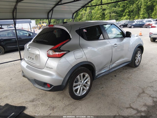 2015 Nissan Juke Sv მანქანა იყიდება აუქციონზე, vin: JN8AF5MV8FT561905, აუქციონის ნომერი: 45595384