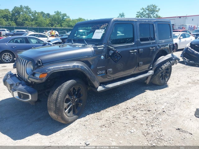 Продажа на аукционе авто 2021 Jeep Wrangler 4xe Unlimited Sahara 4x4, vin: 1C4JJXP69MW859952, номер лота: 45595399