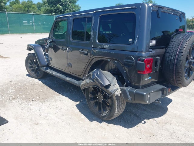 Продажа на аукционе авто 2021 Jeep Wrangler 4xe Unlimited Sahara 4x4, vin: 1C4JJXP69MW859952, номер лота: 45595399