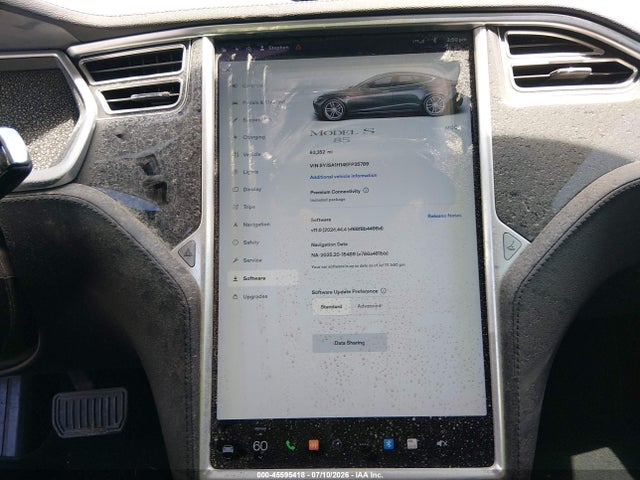 Продажа на аукционе авто 2014 Tesla Model S P85, vin: 5YJSA1H14EFP35789, номер лота: 45595418
