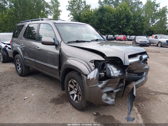 2005 Toyota Sequoia Limited V8 მანქანა იყიდება აუქციონზე, vin: 5TDBT48AX5S249964, აუქციონის ნომერი: 45595470