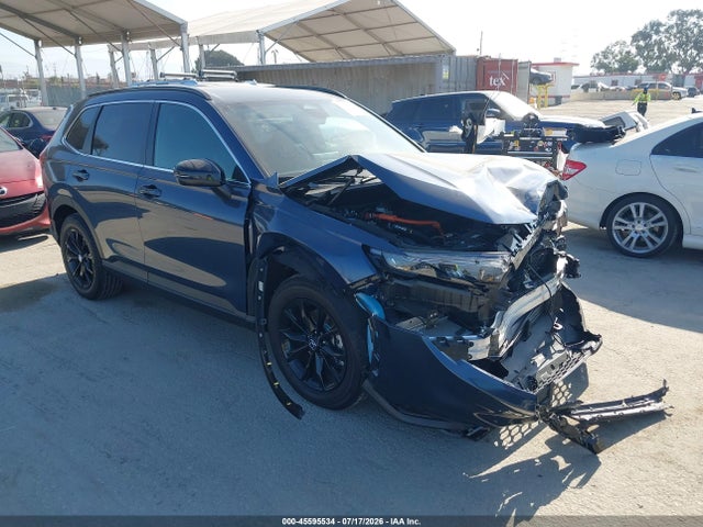 2024 Honda Cr-v Hybrid Sport მანქანა იყიდება აუქციონზე, vin: 7FARS6H57RE021631, აუქციონის ნომერი: 45595534