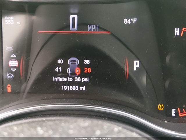 45595761 :رقم المزاد ، 1C4RDJDG9HC823917 vin ، 2017 Dodge Durango Gt Awd مزاد بيع