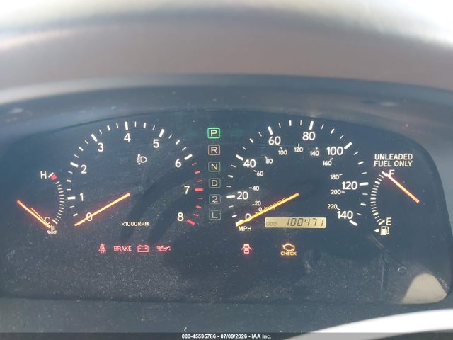 Aukcja sprzedaży 2001 Lexus Es 300, vin: JT8BF28G010310346, numer aukcji: 45595786