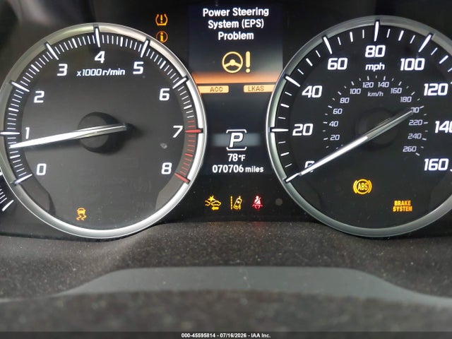 45595814 :رقم المزاد ، 5FRYD4H90GB058301 vin ، 2016 Acura Mdx Advance   Entertainment Packages/advance Package مزاد بيع