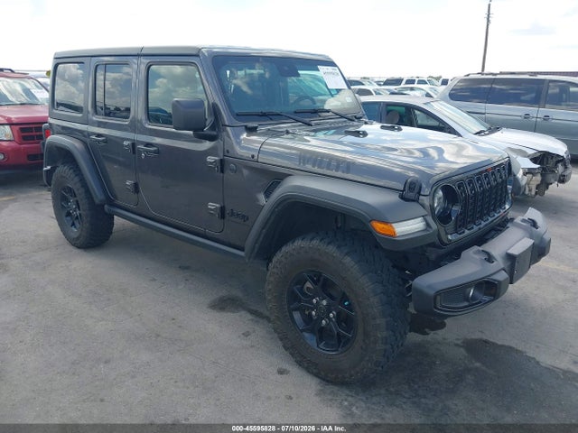 Продажа на аукционе авто 2024 Jeep Wrangler 4-door Willys 4x4, vin: 1C4PJXDG0RW354834, номер лота: 45595828