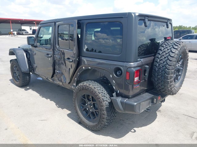 Продажа на аукционе авто 2024 Jeep Wrangler 4-door Willys 4x4, vin: 1C4PJXDG0RW354834, номер лота: 45595828