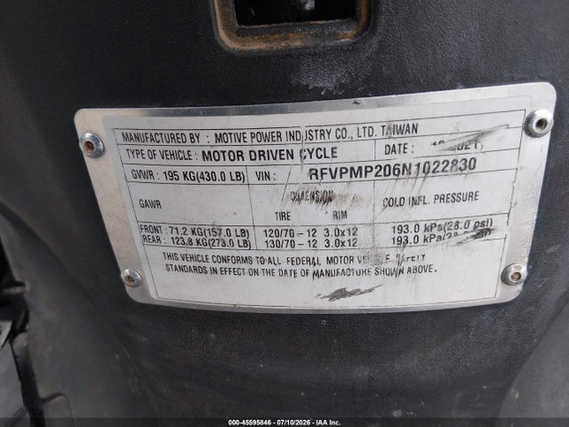 Genuine Scooter Co. Roughhouse 50 2022 RFVPMP206N1022830 Image 10