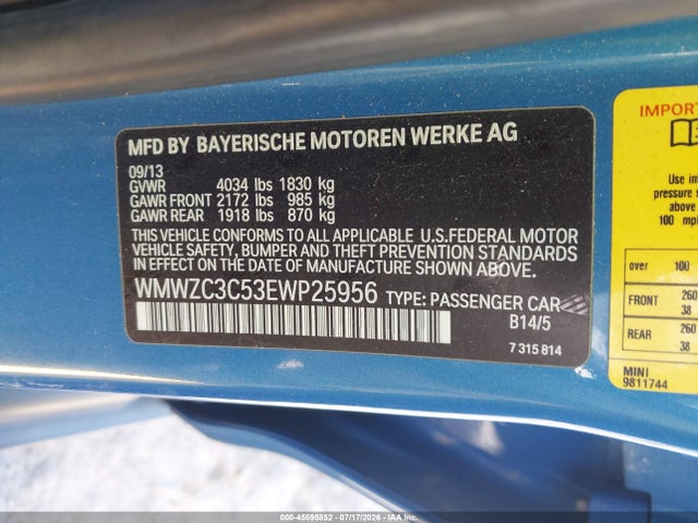 Mini Countryman Cooper S 2014 WMWZC3C53EWP25956 Image 9