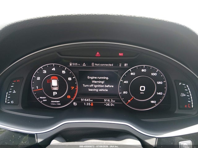 2017 Audi Q7 2.0t Premium მანქანა იყიდება აუქციონზე, vin: WA1LHAF75HD042095, აუქციონის ნომერი: 45595872