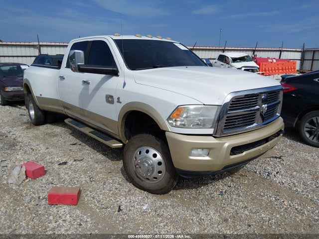 45595927 :رقم المزاد ، 3C63DRKL0CG146581 vin ، 2012 Ram 3500 Laramie Longhorn مزاد بيع