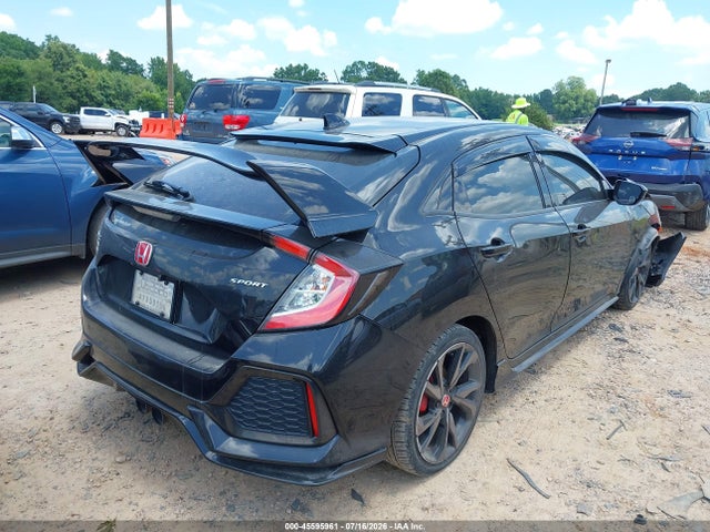 Продажа на аукционе авто 2018 Honda Civic Sport, vin: SHHFK7H46JU231247, номер лота: 45595961
