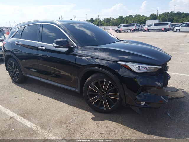 45595991 :رقم المزاد ، 3PCAJ5BAXMF105303 vin ، 2021 Infiniti Qx50 Luxe مزاد بيع