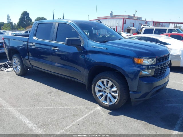 Chevrolet Silverado 1500 2wd Short Bed Custom 2021 1GCPWBEK3MZ186007 головне зображення