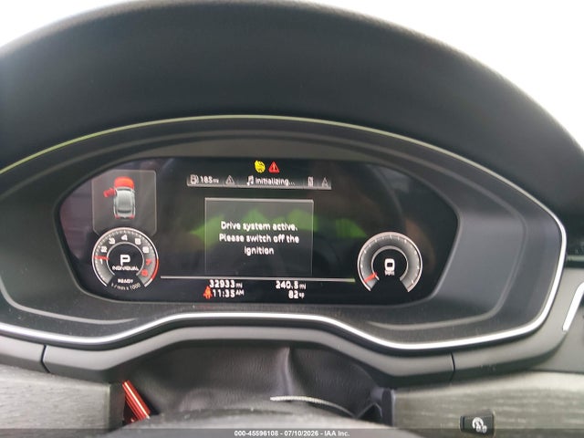 2022 Audi A5 Sportback Prestige 45 Tfsi S Line Quattro S Tronic მანქანა იყიდება აუქციონზე, vin: WAUEACF54NA022539, აუქციონის ნომერი: 45596108